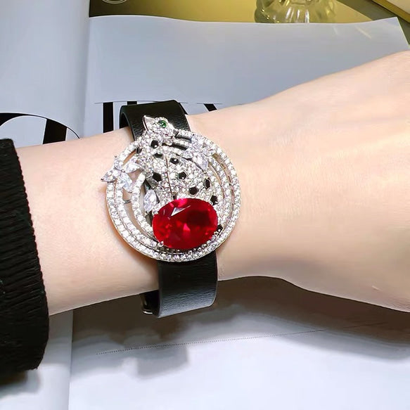 Leopard Leather Bracelets