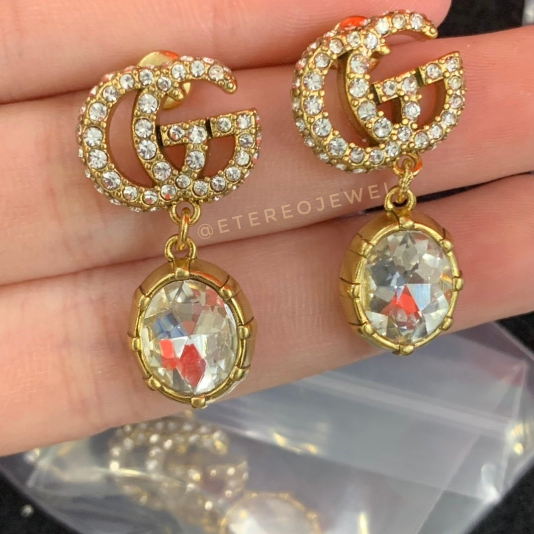 Gg Crystal Earrings Etereo
