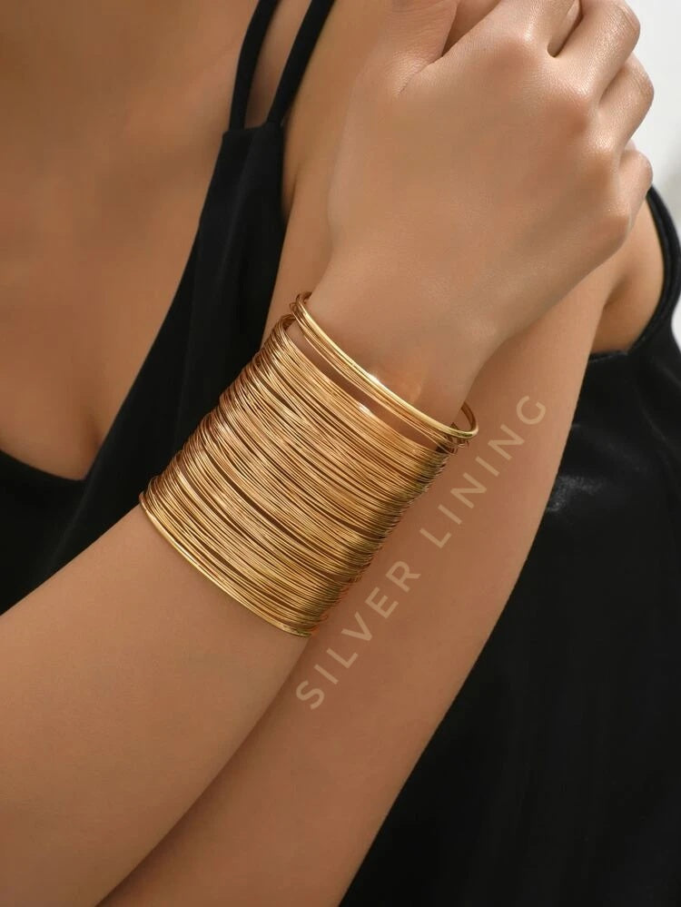 Gold Statement Cuff Bracelet