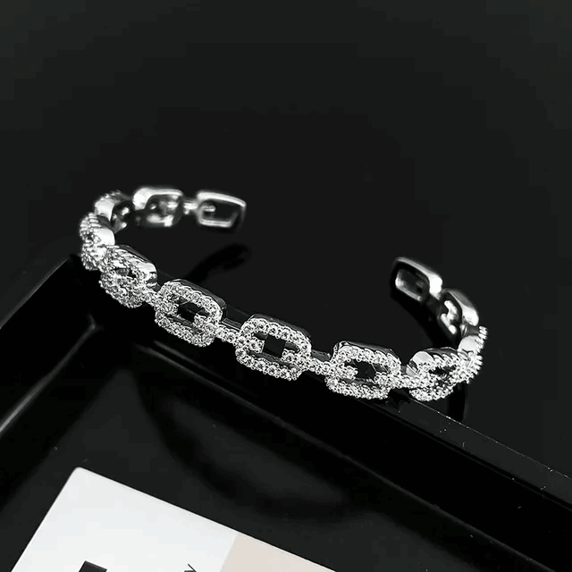 Chain Cuff Bracelet - Silver Lining Jewellery