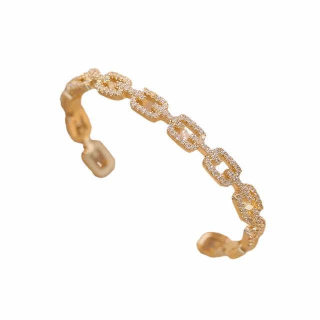 Chain Cuff Bracelet - Silver Lining Jewellery