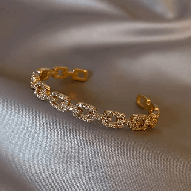 Chain Cuff Bracelet - Silver Lining Jewellery