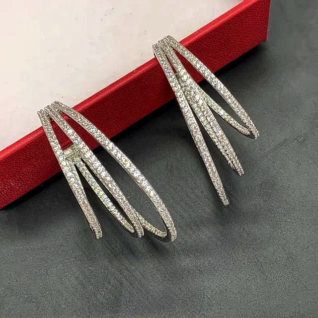 Triple Hoop Earrings
