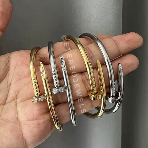Silver Lining Jewellery Nail Bracelet Etereo Silver Lining Jewellery