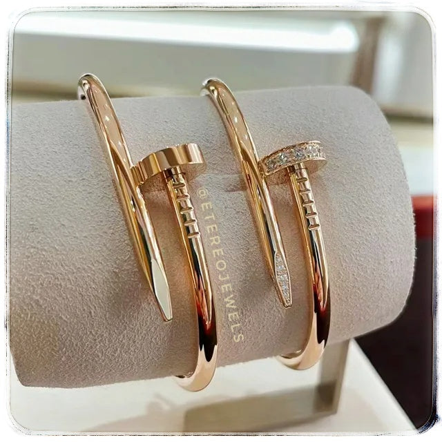 Silver Lining Jewellery Nail Bracelet with stones Etereo Silver Lining Jewellery