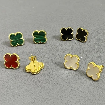 Silver Lining Jewellery Clover Earrings Etereo Silver Lining Jewellery