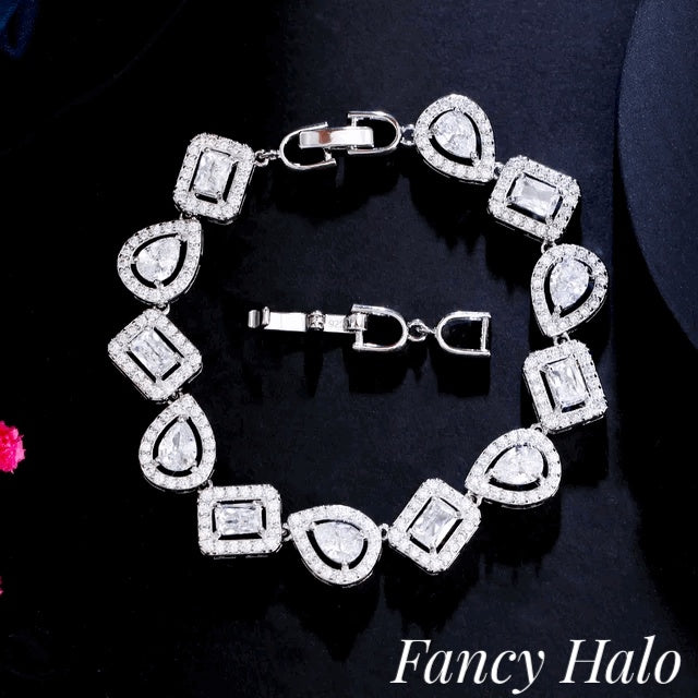 Fancy Stones Tennis Bracelets - 17.5 cm / 7 inch