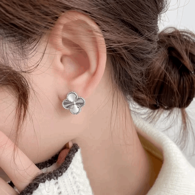Clover Earrings Etereo with clip