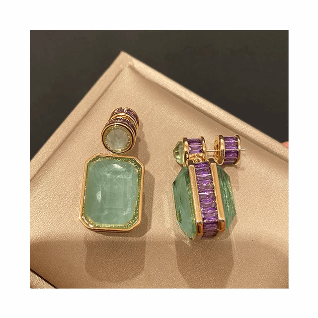 Jade Earrings - 3 cm