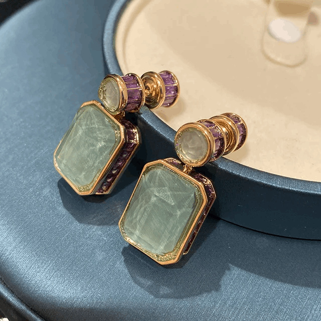 Jade Earrings - 3 cm