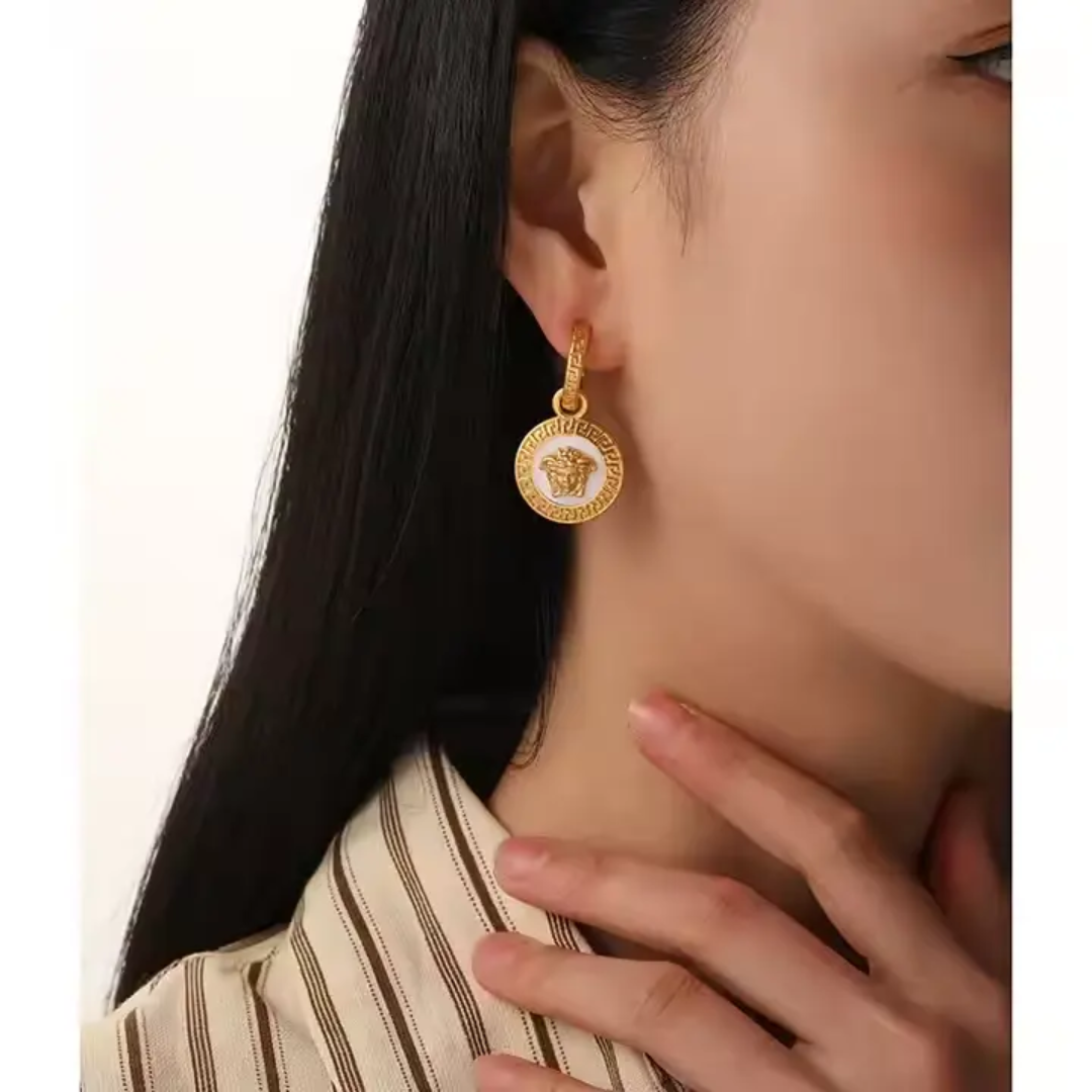 V Earrings Etereo