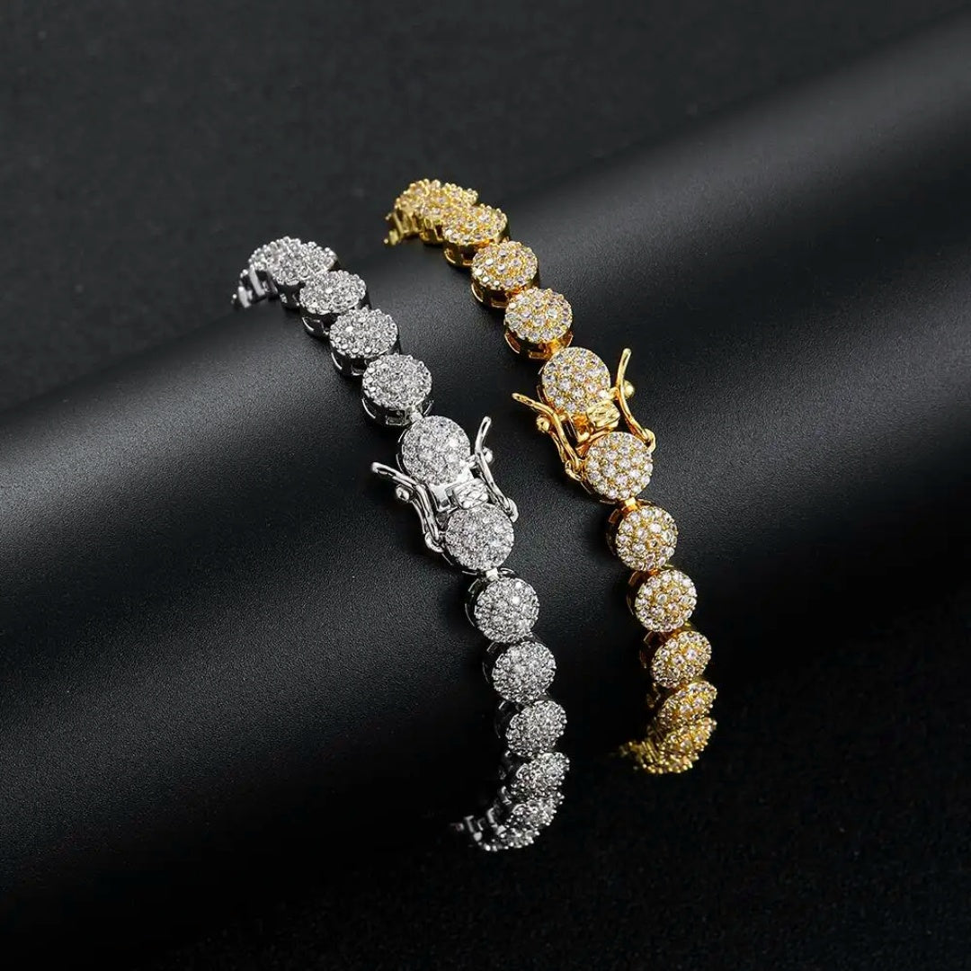 Illusion Tennis Bracelets - 7 inch
