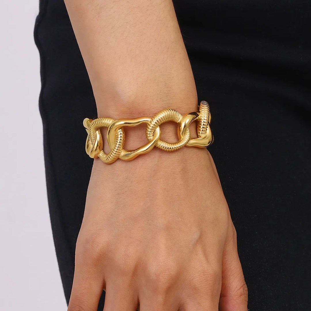 Gold Cuff Bracelet
