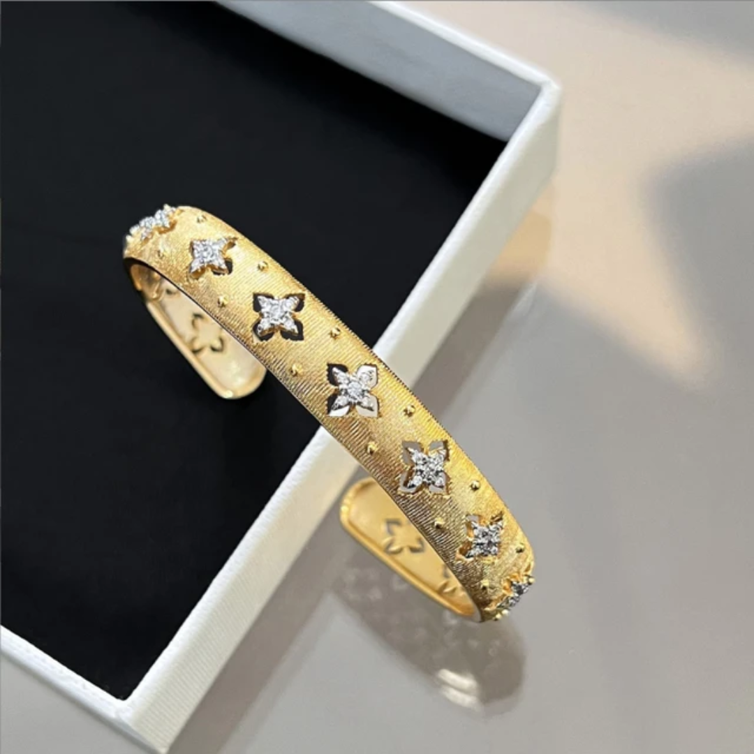 Textured Metal Bracelet Cuff