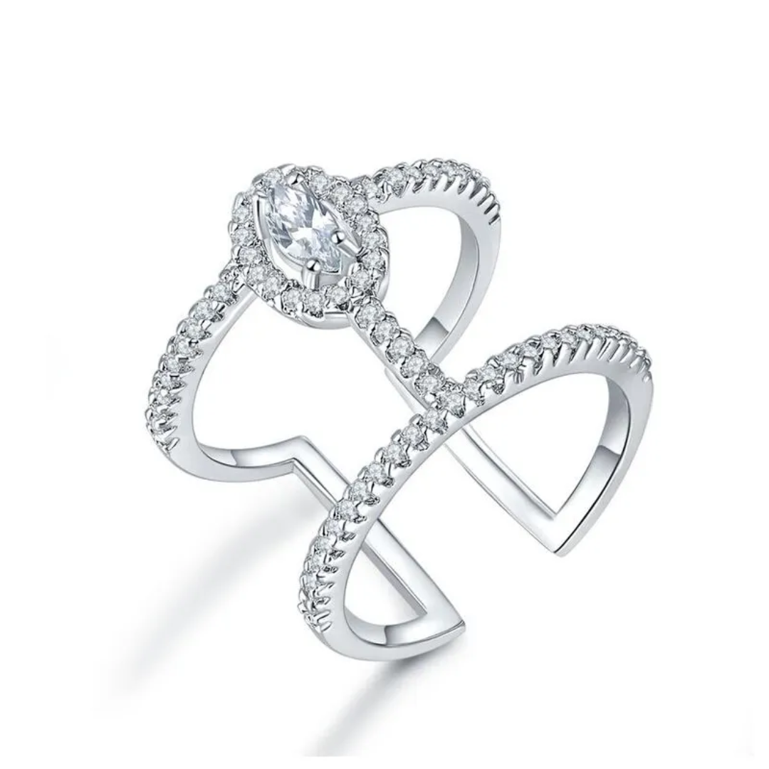 Oval Cuff Ring - Adjustable
