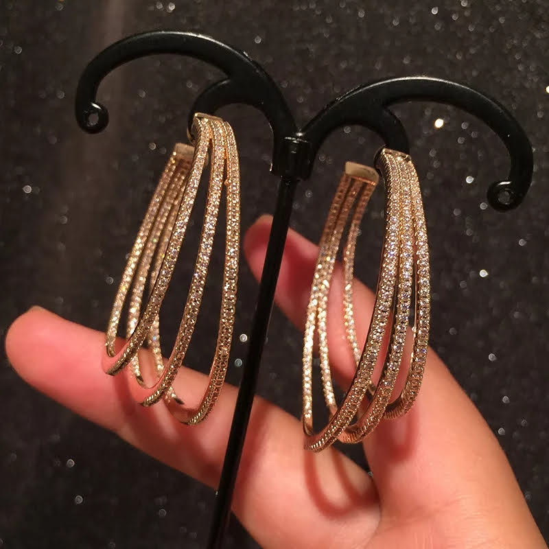 Triple Hoop Earrings