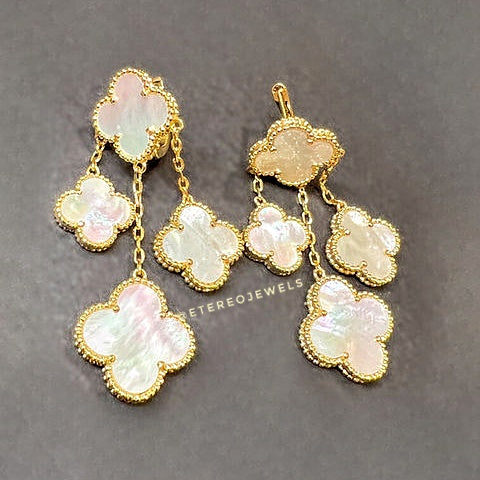 Clover Dangle Earrings Etereo