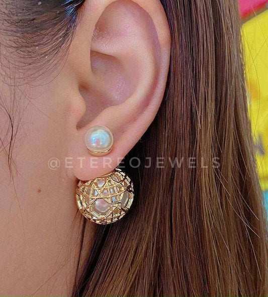 Cd Pearl Earrings Etereo