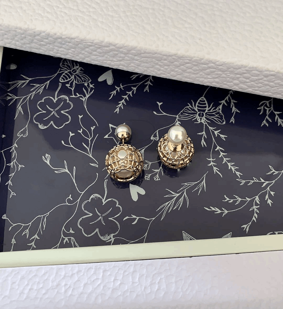 Cd Pearl Earrings Etereo