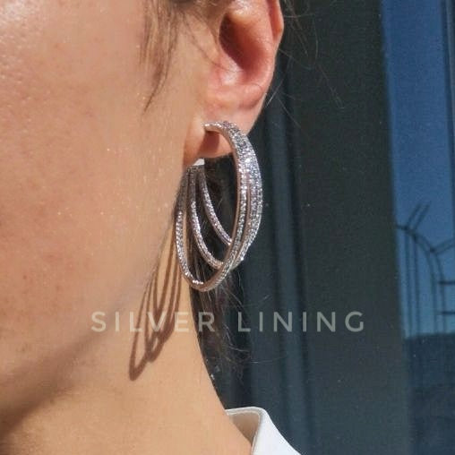 Triple Hoop Earrings