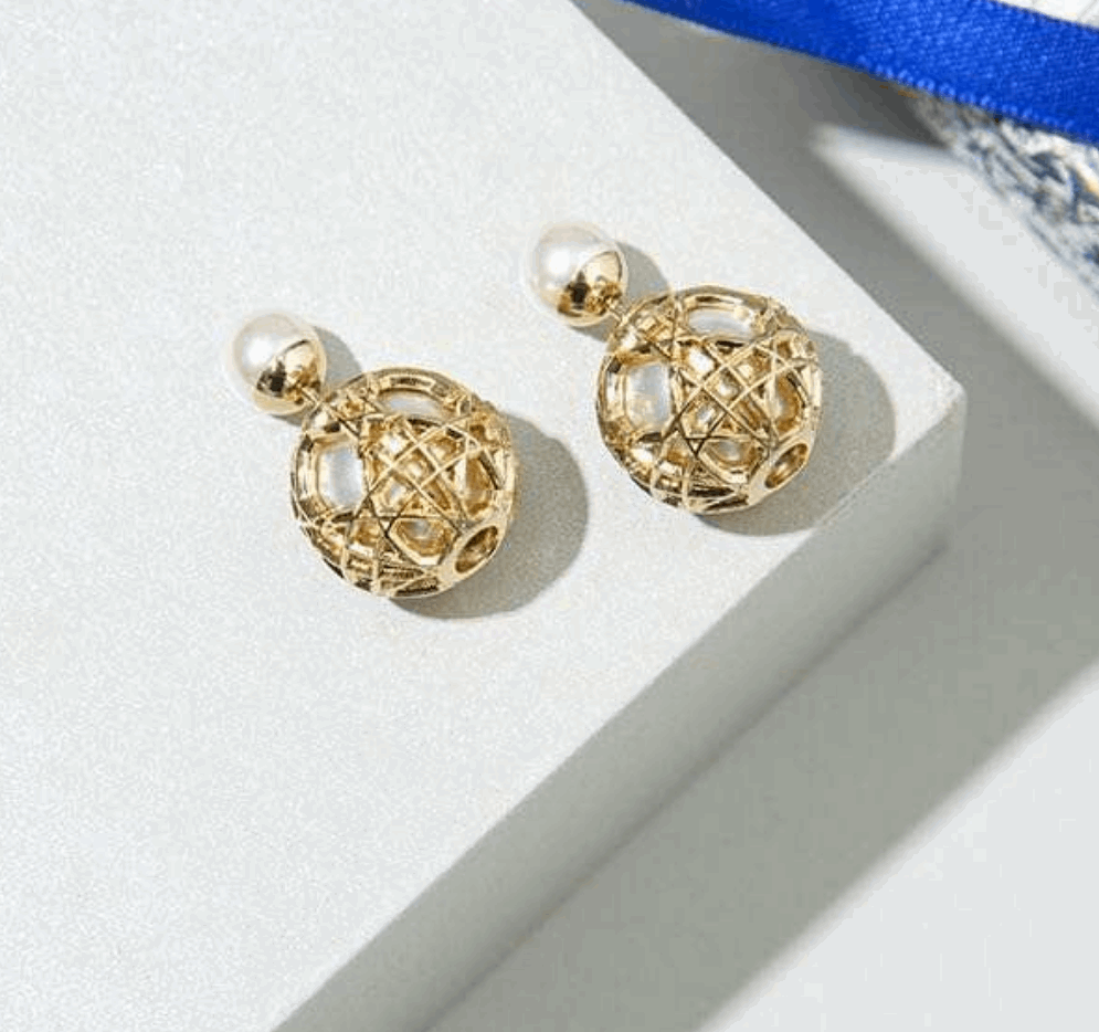 Cd Pearl Earrings Etereo