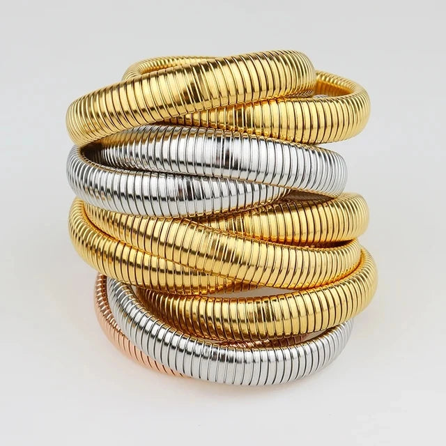 Intertwined Bracelet Gold - Silver Lining Jewellery