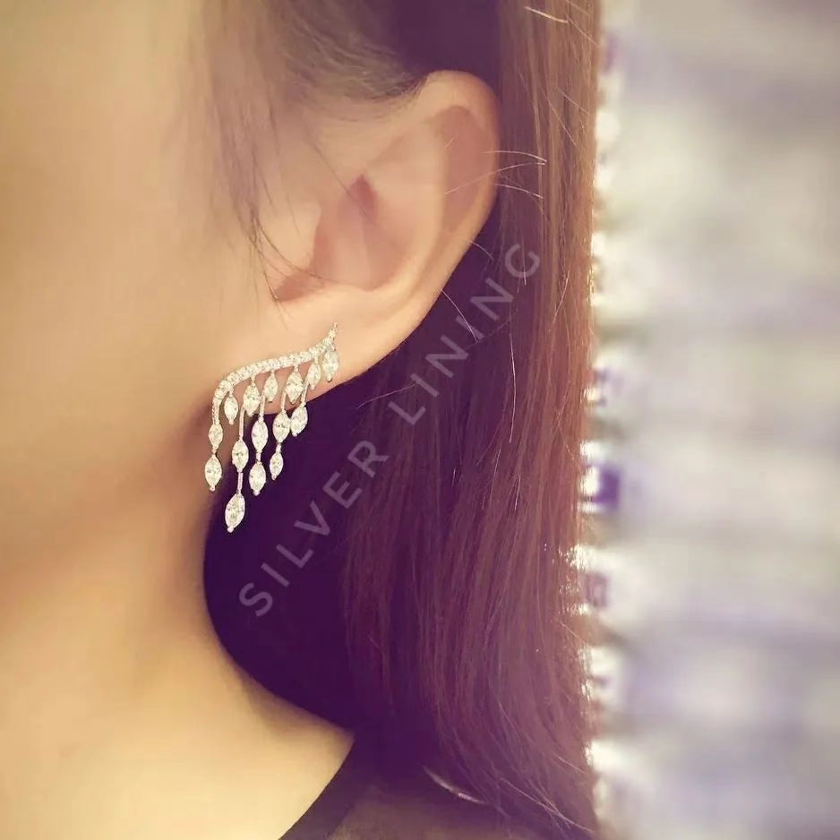 Feather Earrings - Silver Lining Jewellery