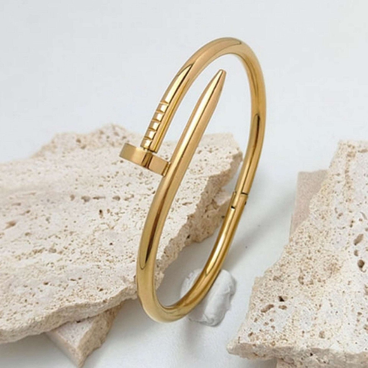 Silver Lining Jewellery Nail Bracelet Etereo Mens Silver Lining Jewellery