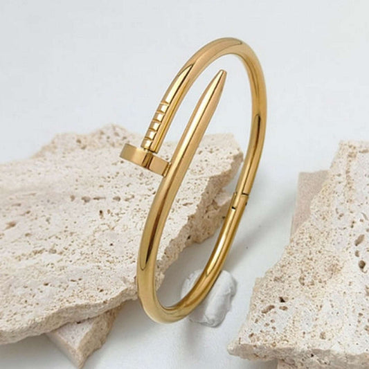 Silver Lining Jewellery Nail Bracelet Etereo Mens Silver Lining Jewellery