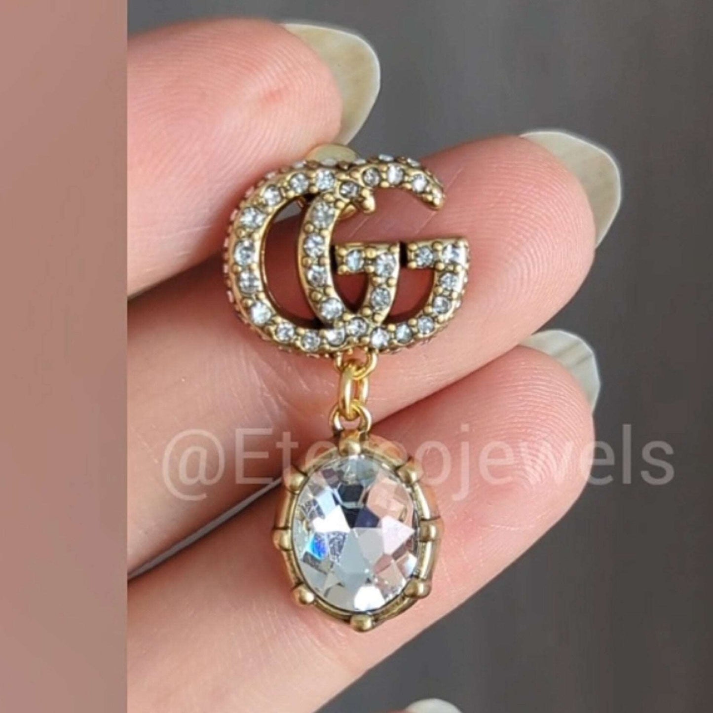 Gg Crystal Earrings Etereo