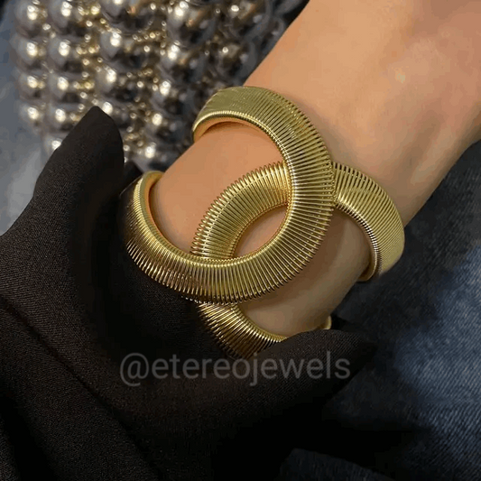 Cuff Bracelet Etereo - Silver Lining Jewellery