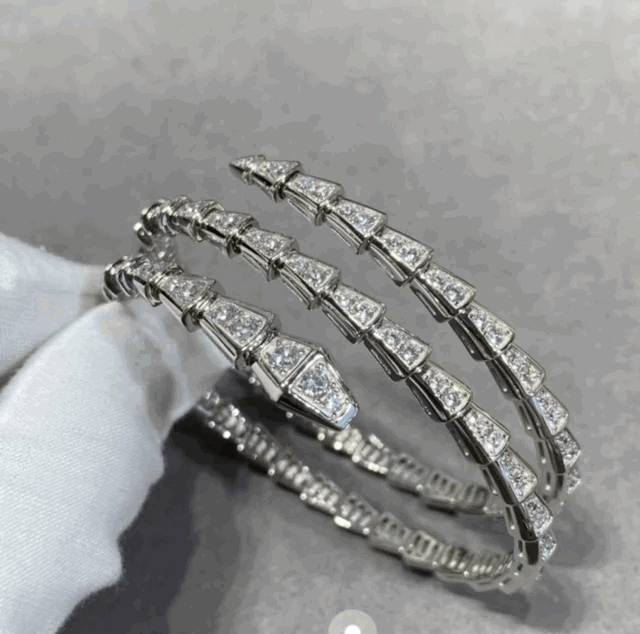Silver Lining Jewellery Snake Bracelet Double Etereo Silver Lining Jewellery