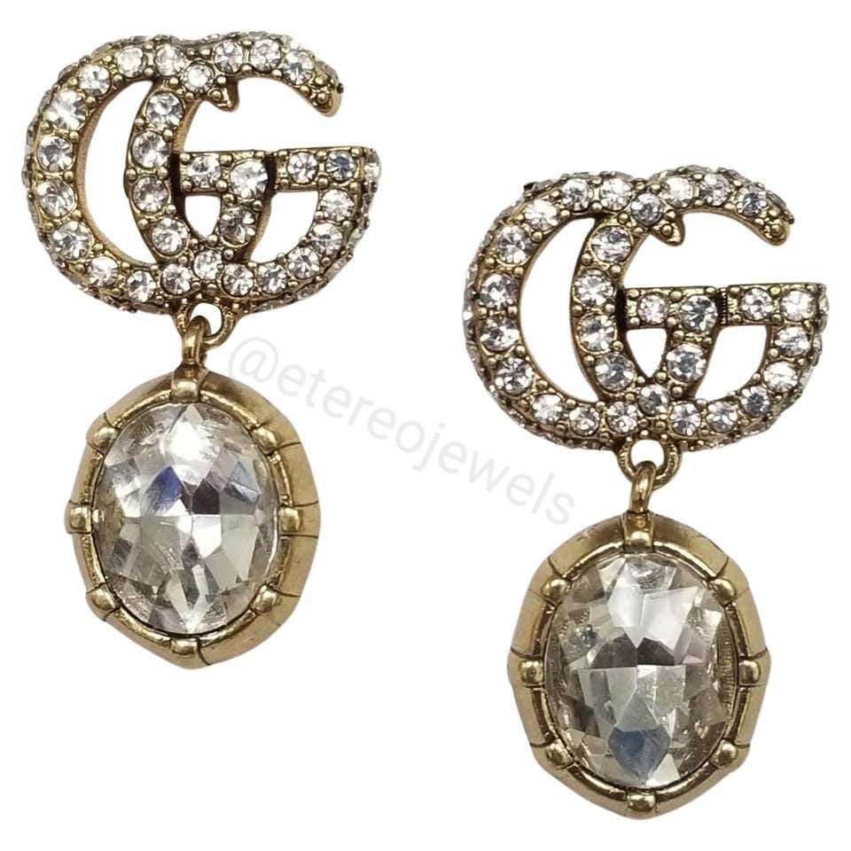 Gg Crystal Earrings Etereo