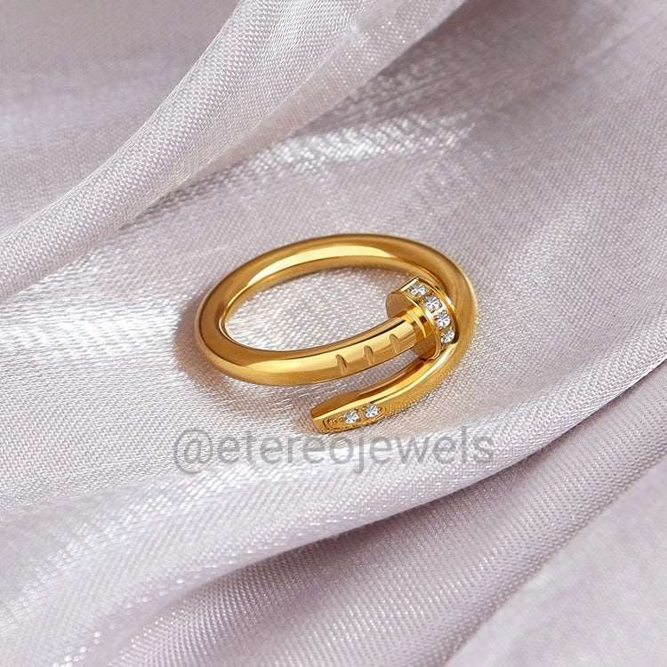 Silver Lining Jewellery Nail Ring Etereo Silver Lining Jewellery