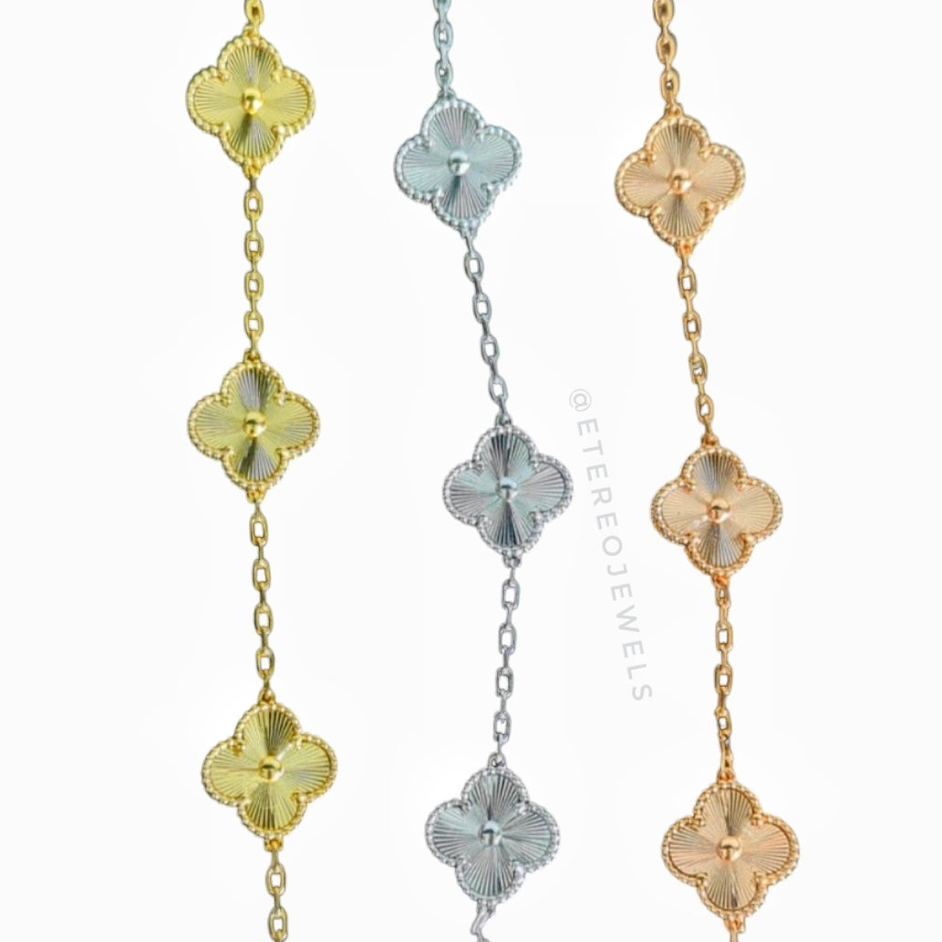 Clover Bracelet Etereo Rose Gold / Silver