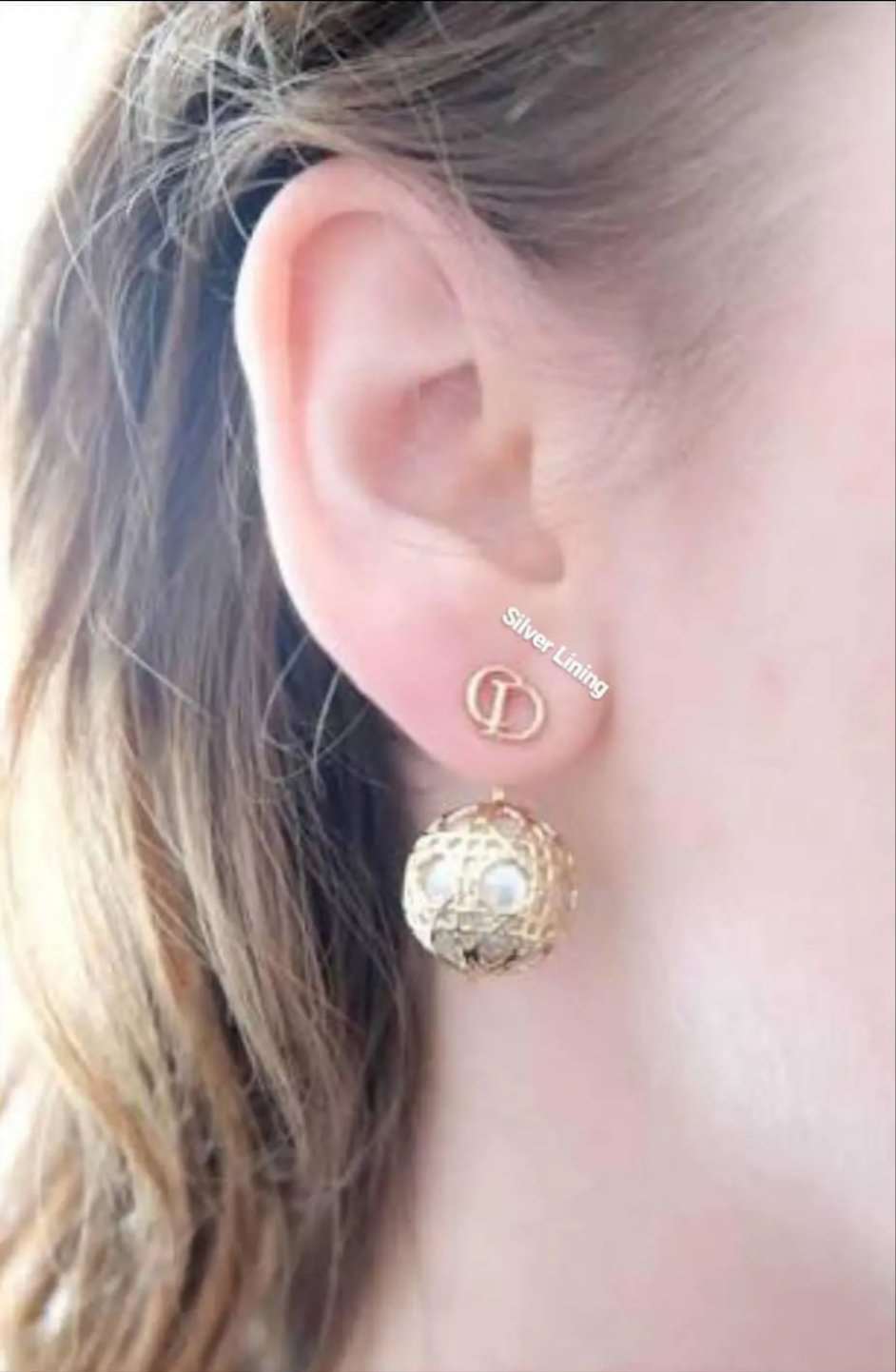 Silver Lining Jewellery Pearl Earrrings Etereo cd Silver Lining Jewellery