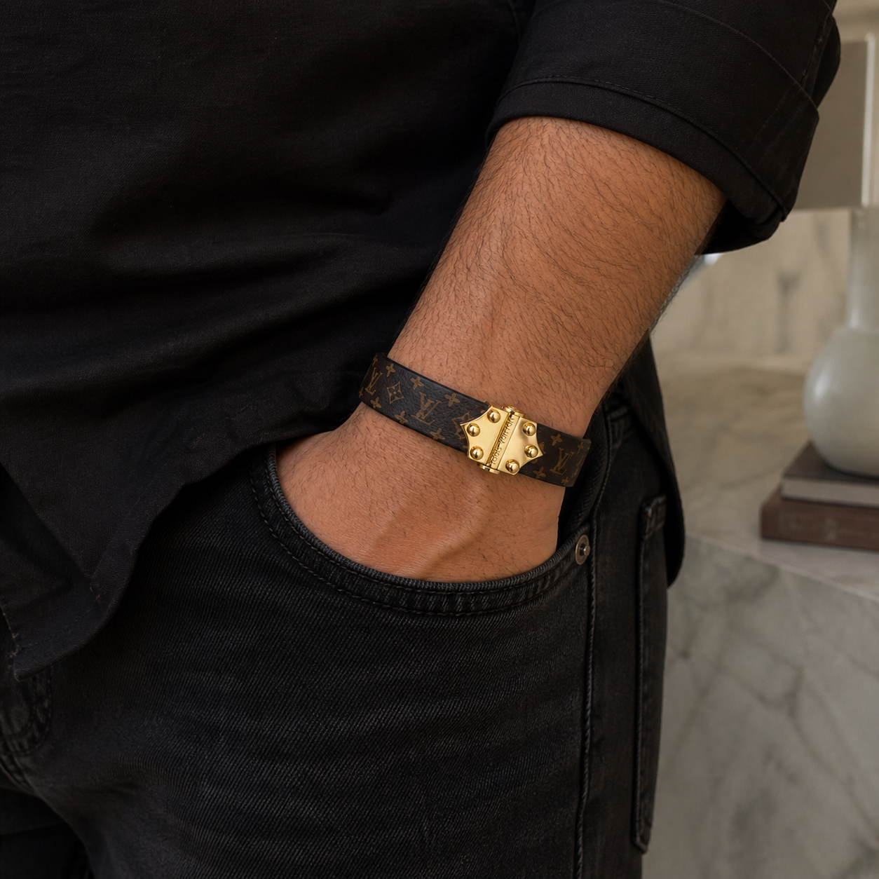 L Leather Bracelet Etereo - Unisex