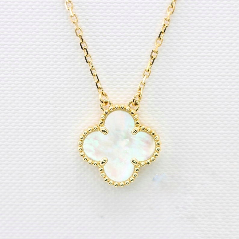 Silver Lining Jewellery Clover Necklace Etereo vc (Only single Clover Necklace) Silver Lining Jewellery