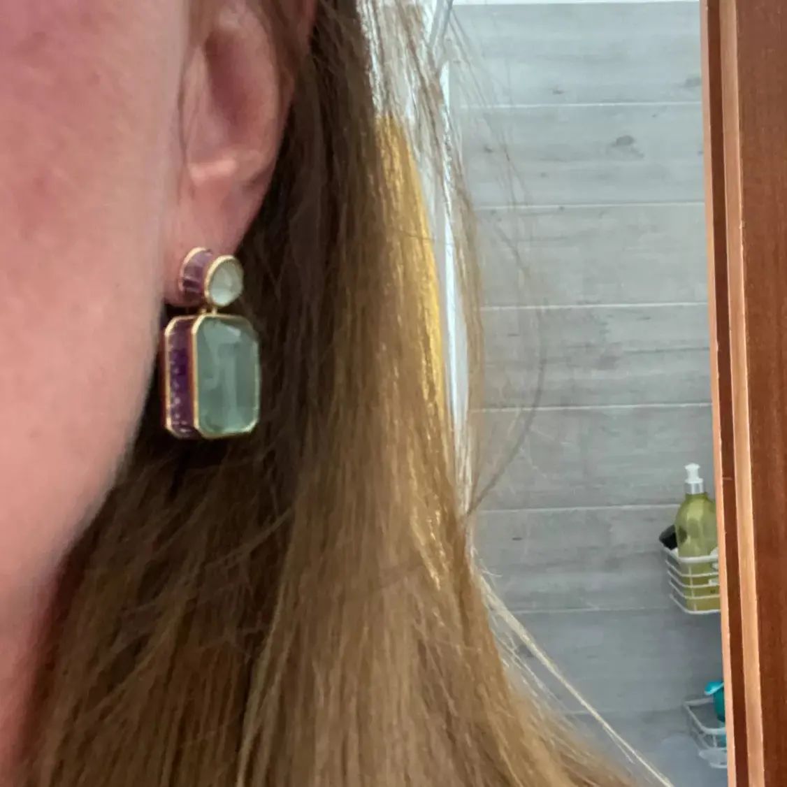 Jade Earrings - 3 cm