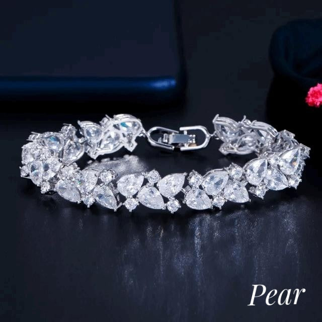 Fancy Stones Tennis Bracelets - 17.5 cm / 7 inch