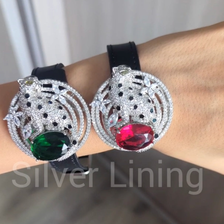 Leopard Leather Bracelets