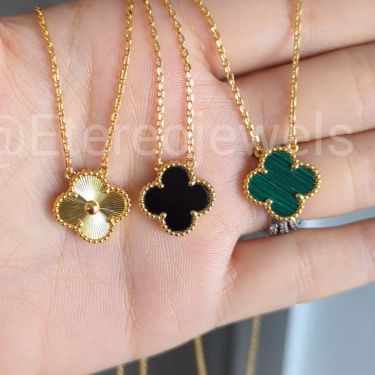 Silver Lining Jewellery Clover Necklace Etereo vc (Only single Clover Necklace) Silver Lining Jewellery
