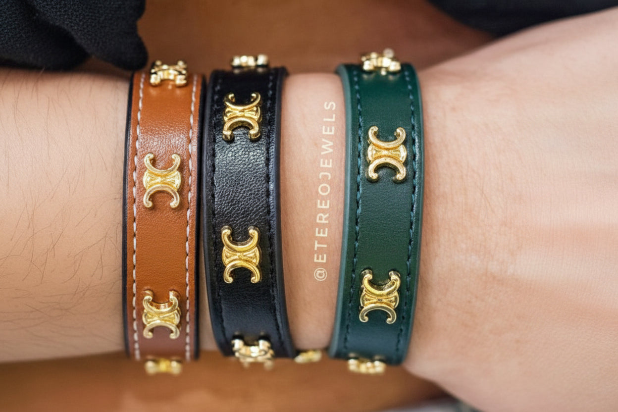 C Leather Bracelets Etereo