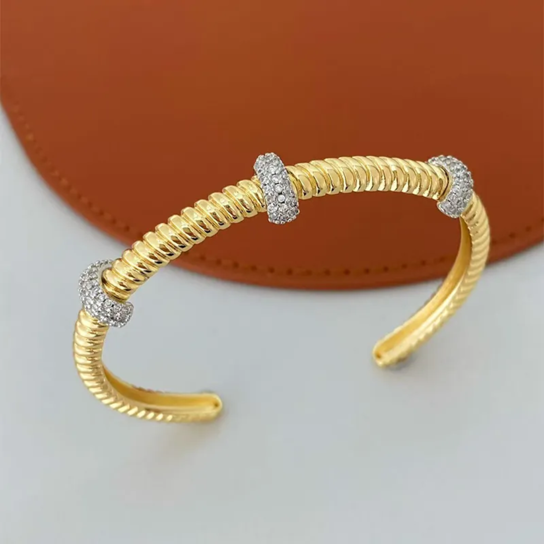 Two Tone Cuff Bracelet