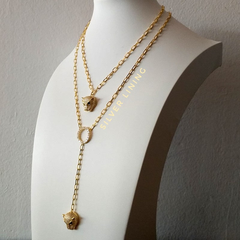 Leopard Necklace Set