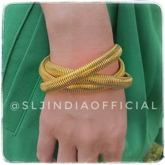 Intertwined Bracelet Gold - Silver Lining Jewellery