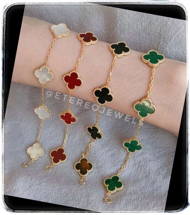 Silver Lining Jewellery Clover Bracelet Etereo White Silver Lining Jewellery