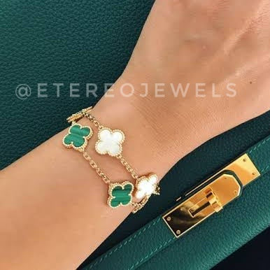 Silver Lining Jewellery Clover Bracelet Etereo White Silver Lining Jewellery