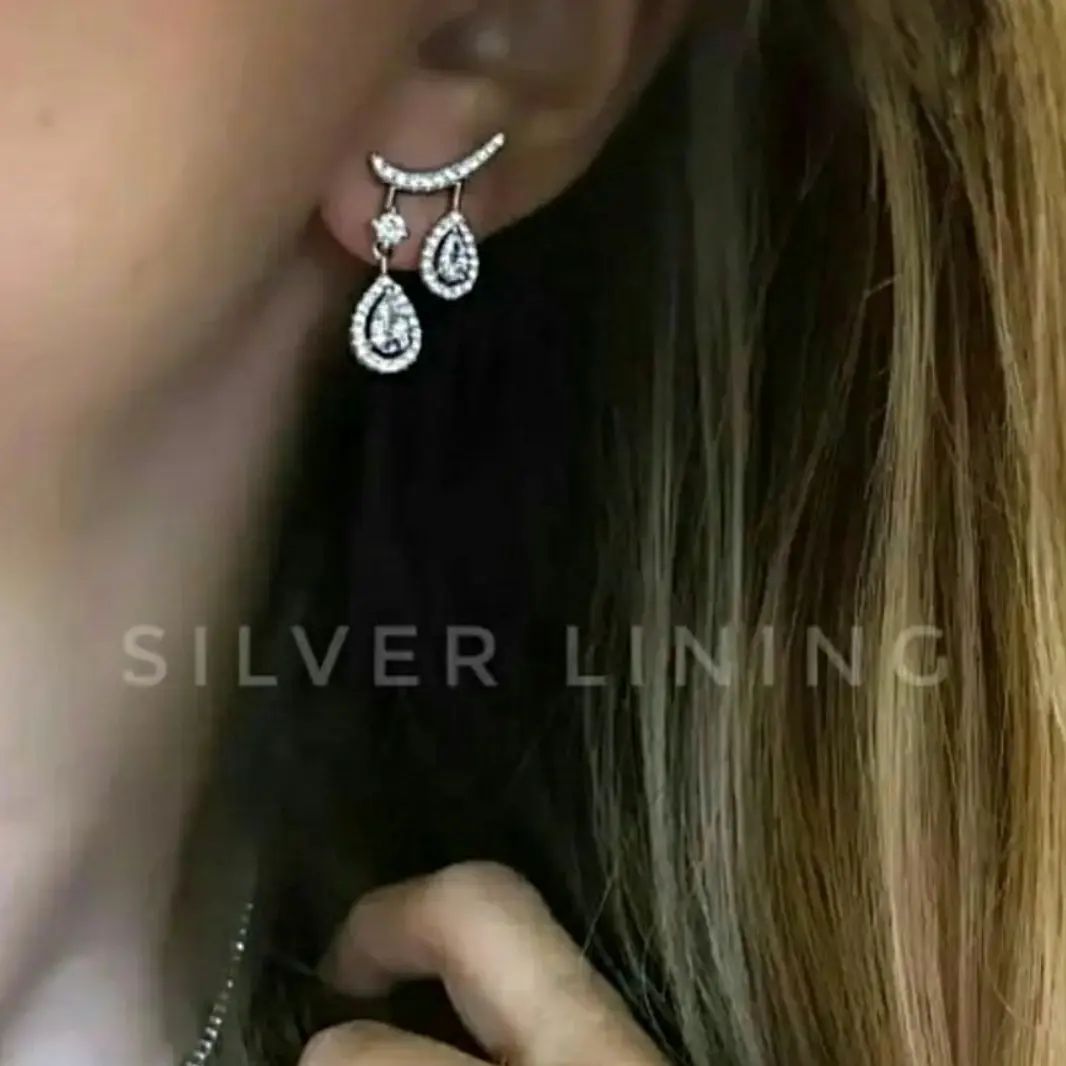 Double Pear Earrings
