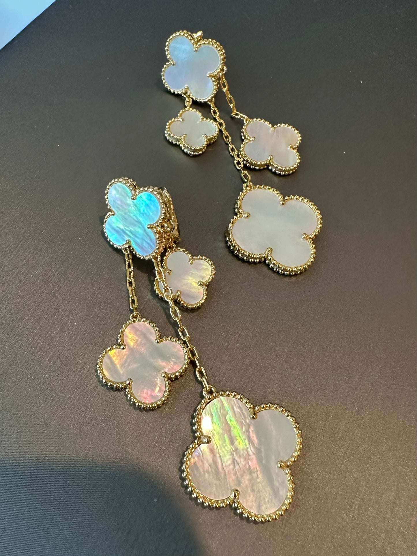 Clover Dangle Earrings Etereo